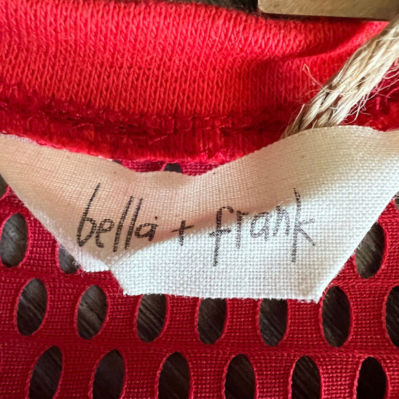 Bella + Frank Mesh Shirt Kids 10 Years Red - Picture 2 of 9